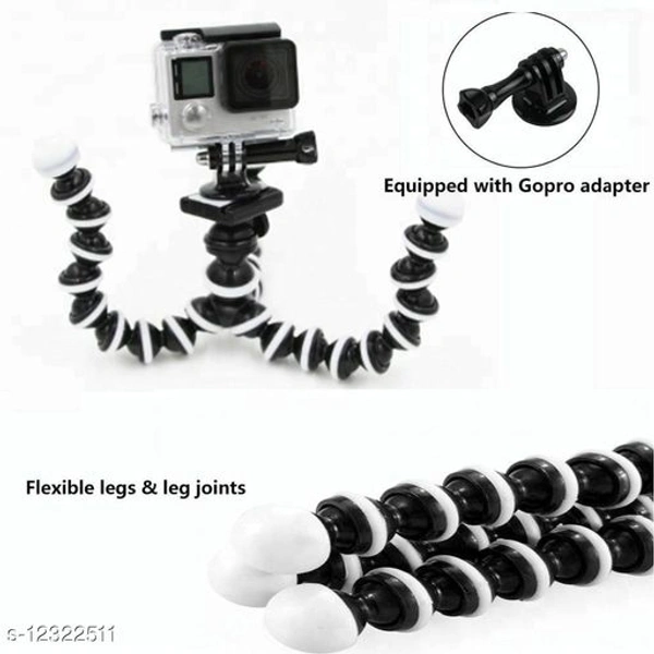 icall Present Gorilla Tripod/Mini Tripod [10 inch+ 3 inch clip] fully flexible rotatable mobile stand/holder clip holder for all Mobile Phone DSLR & Action Cameras/projector Tripod, Tripod Kit, Tripod Bracket