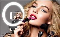 10" Ring Light with 310 Tripod Stand & Flexible Phone Holder for Live Stream/MakeUP and Other Phone's App with 3 Mode Light