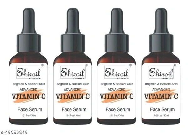 Shiroil Vitamin C Serum - Vitamin E, Tamarind Extract Aloevera Extract Dead Sea Salt for Brightening Ageing Wrinkle Control Dark Spot removal.