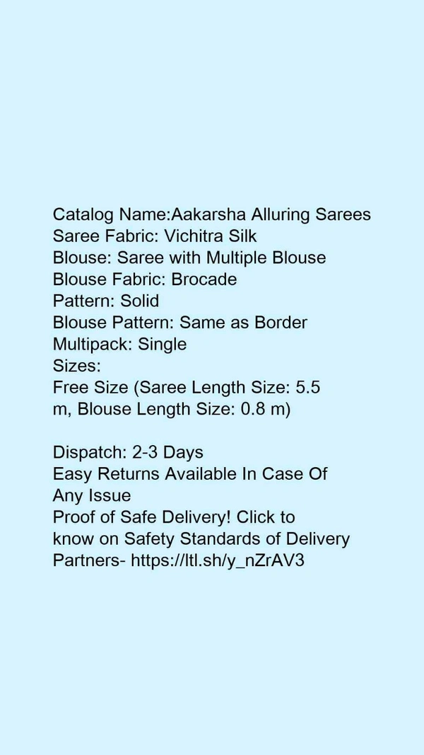 Alisha Petite Sarees