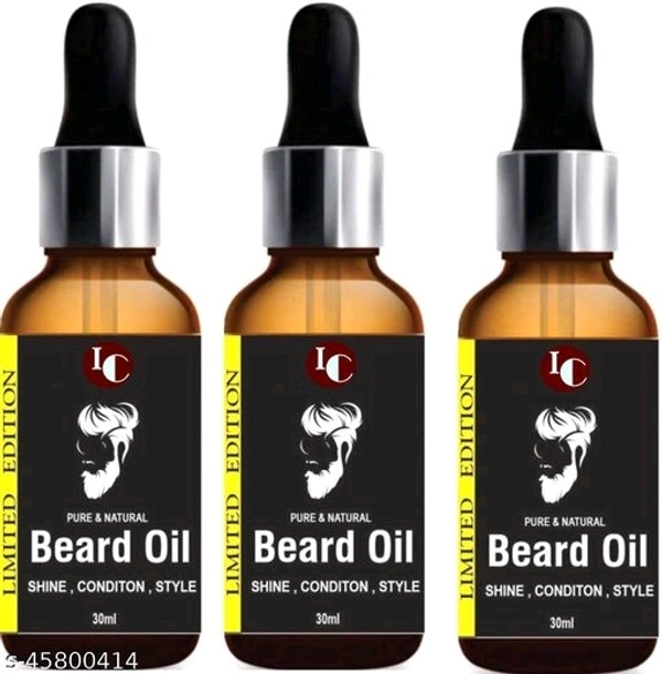 INDO CHALLENGE Beard Growth Oil for strong and healthy beard growth
