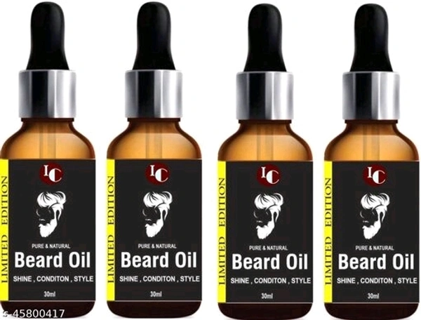 INDO CHALLENGE Beard Growth Oil for strong and healthy beard growth