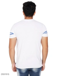 Cotton Blend Color Block T-Shirt - XL