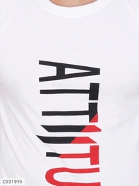 Cotton Blend Printed T-Shirt - XL