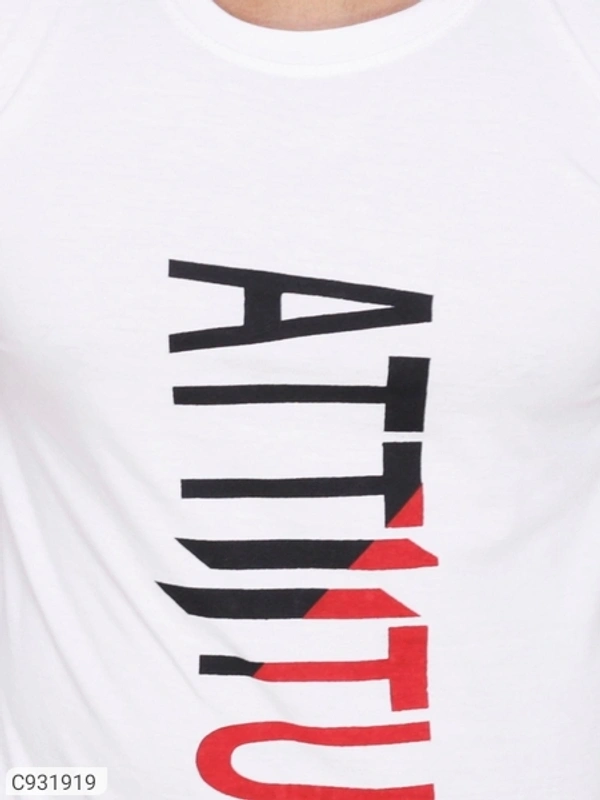 Cotton Blend Printed T-Shirt - XL