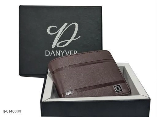 Stylish Men's Maroon Leather Wallet