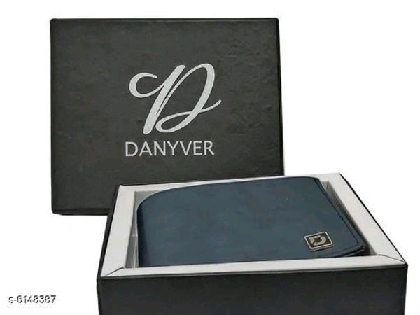 Stylish Men's Black Leather Wallet