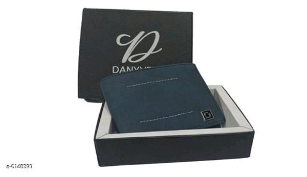 Stylish Men's Black Leather Wallet