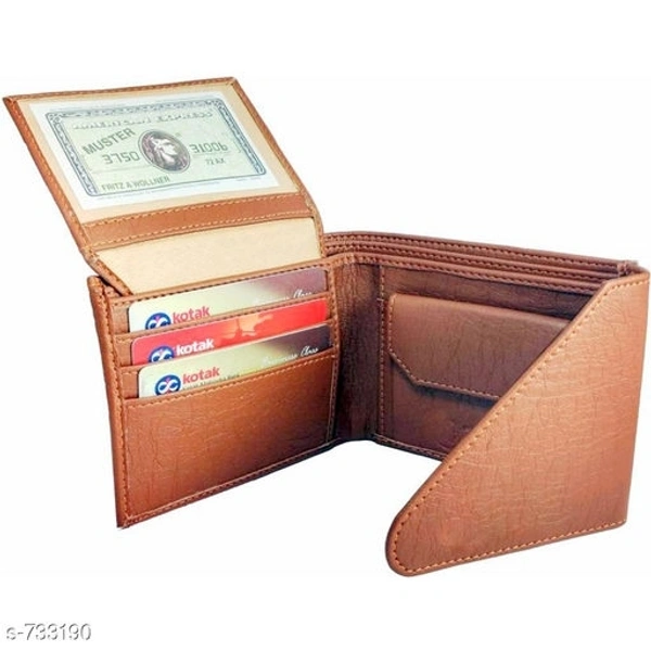 Stylish Men's Brown Leather Wallet