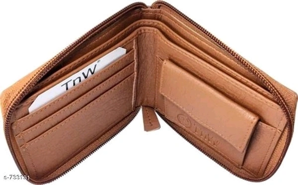Trendy Men's Brown Wallet