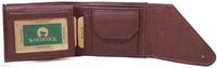 Trendy Men's Maroon Faux Leather/Leatherette Wallet