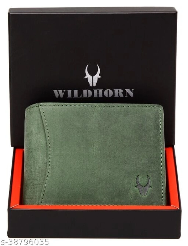 WildHorn® RFID Protected 100% Genuine Leather Wallet for Men
