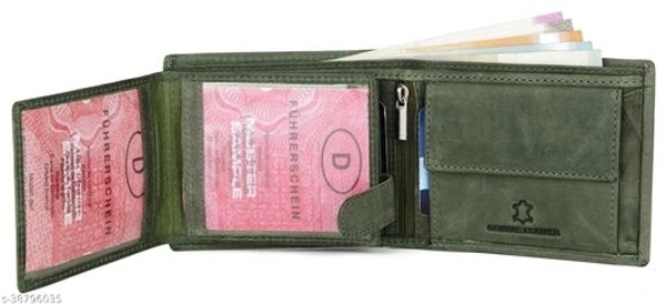 WildHorn® RFID Protected 100% Genuine Leather Wallet for Men