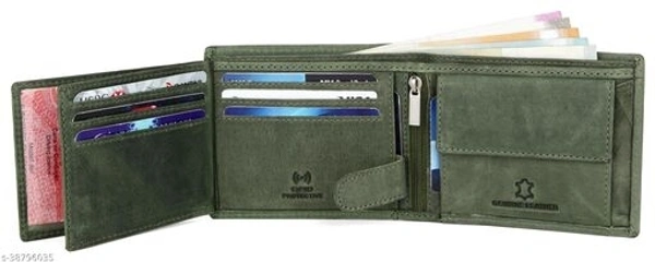 WildHorn® RFID Protected 100% Genuine Leather Wallet for Men
