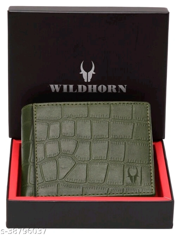 WildHorn® RFID Protected 100% Genuine Leather Wallet for Men