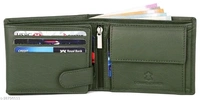 WildHorn® RFID Protected 100% Genuine Leather Wallet for Men
