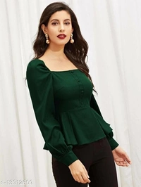 Classic Retro Women Tops & Tunics - L