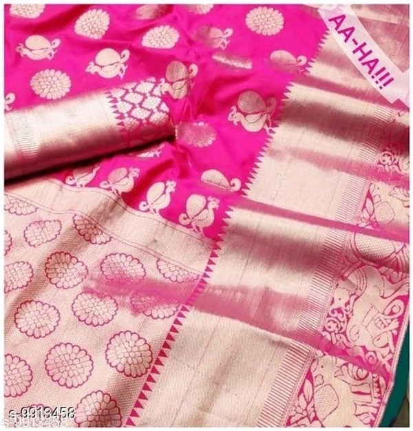 VASTRA Banarasi Silk Saree Without Blouse