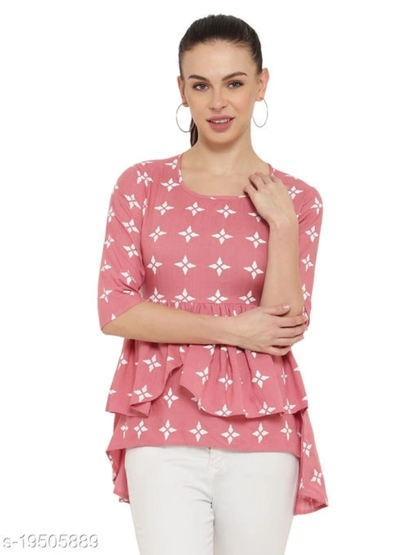 Trendy Graceful Women Tops & Tunics - S