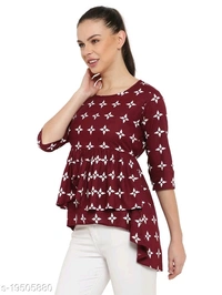 Trendy Retro Women Tops & Tunics - S