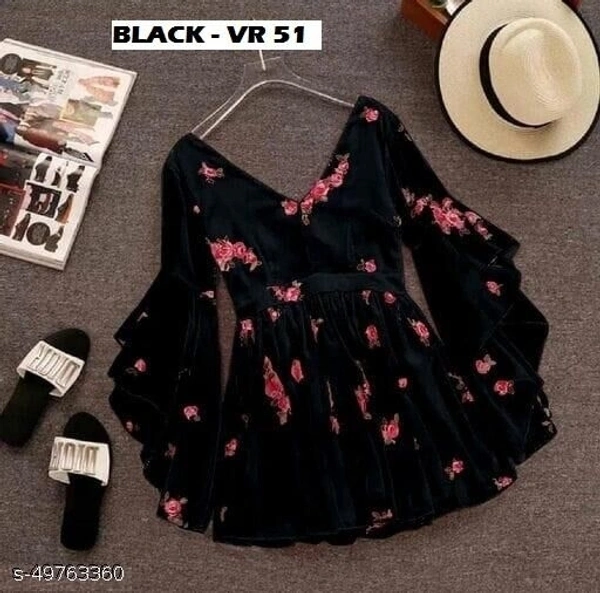 Trendy Georgette Fabric Embdroidery Work Tops - L