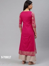 Women's Printed Rayon Kurti - S