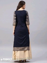 Women's Printed Rayon Kurti - M