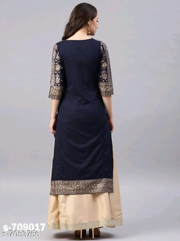 Women's Printed Rayon Kurti - M