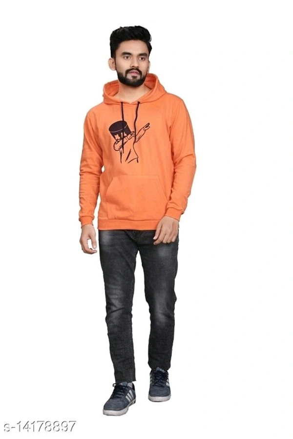 NEW 2021 Trendy Fashionable Printed Cotton Hoodie For Boys And Girls - M