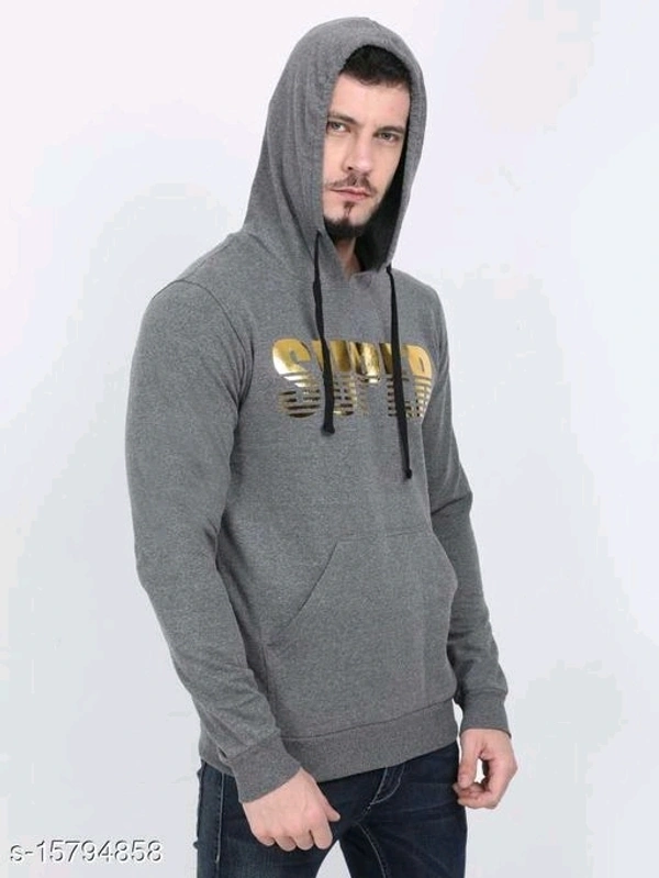 Attractive Cotton Sweat Shirt Hoodies For Mens - M