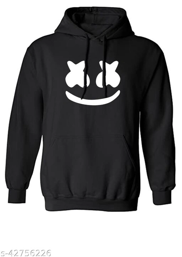 Prabodham Marshmellow Printed Unisex Hoodie | Pullover Sweatshirt | Warm Hoodie - M