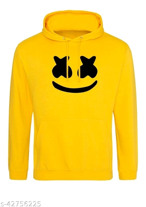 Prabodham Marshmellow Printed Unisex Hoodie | Pullover Sweatshirt | Warm Hoodie - M