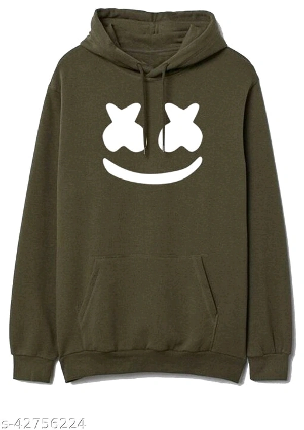 Prabodham Marshmellow Printed Unisex Hoodie | Pullover Sweatshirt | Warm Hoodie - L