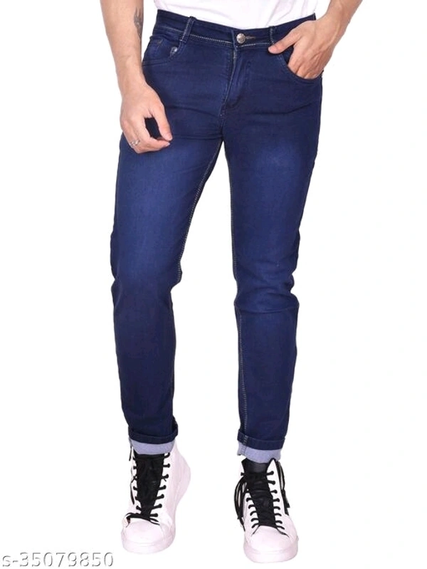 Fancy Modern Men Jeans - 36