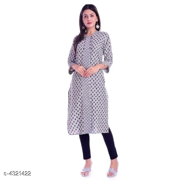 Women's Printed Cotton Kurti - M