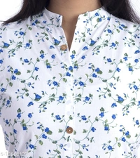 Bachuu Women's Casual Cotton Printed Calf Length Straight Kurti Combo Set - XL