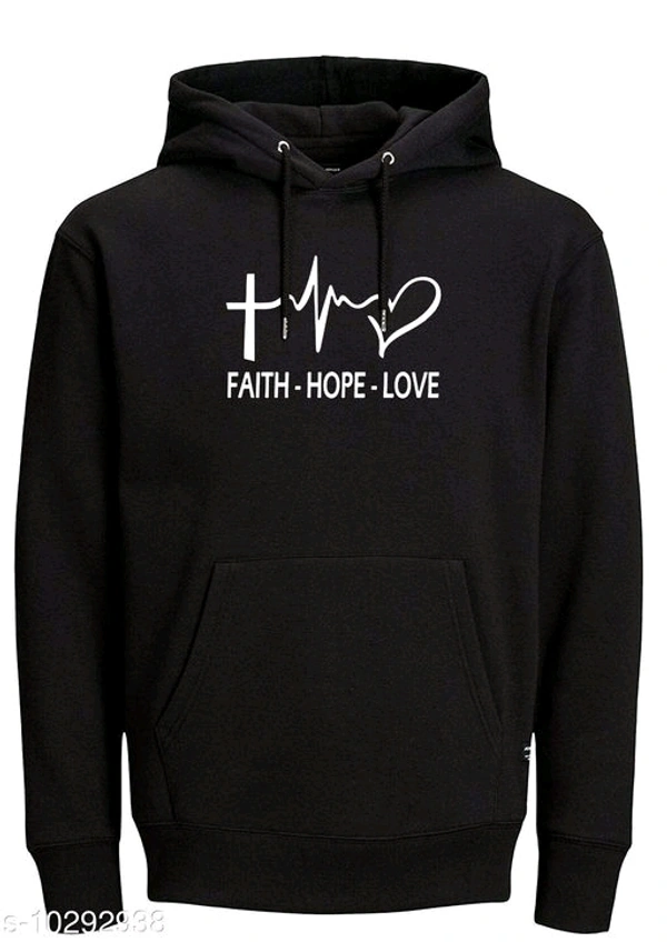 FHL Printed Hooded Neck Sweatshirt for Men - M