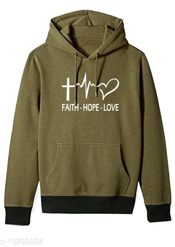 FHL Printed Hooded Neck Sweatshirt for Men - XS