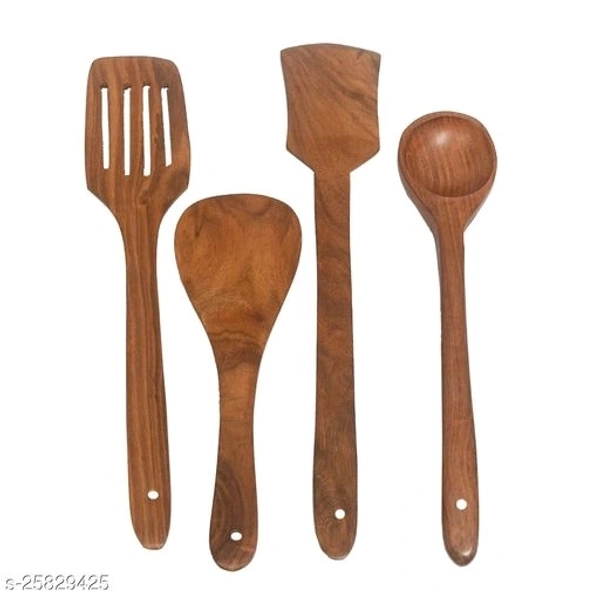 Wooden Serving and Cooking Spoon Kitchen Utensil