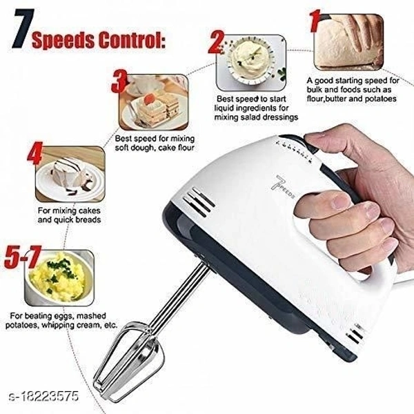 X PULSE 7 Speed Electric Beater for Cake Cream Mix Bleater for Kitchen Hand Held High Speeds Roasting Appliances Beater for Cake/Cream, Beater for Kitchen