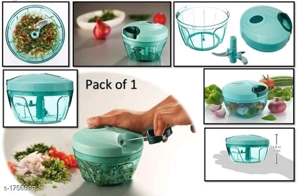 Trendy Unique HANDY CHOPPER FOR FRUITS AND VEGETABLES WITH THREE BLADE