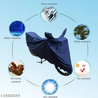 RONISH Water Resistant (Blue) Scooty Body Cover For Yamaha Fascino 125 Hybird (BS6) 2021 Model.