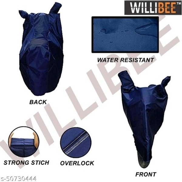 Willibee Bike cover for Bajaj CT 100 (Platina 110, Bajaj Pulsar) BLUE Two Wheeler Body Cover