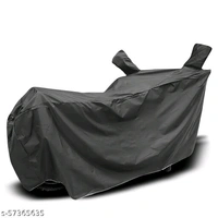 Enew - Universal Bike Cover UV Protection & Dustproof Bike Body Cover for Two Wheeler Bikes (Light Grey)