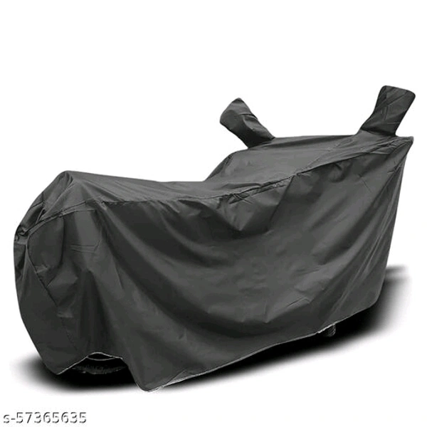 Enew - Universal Bike Cover UV Protection & Dustproof Bike Body Cover for Two Wheeler Bikes (Light Grey)