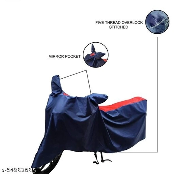 SKIN WORLD Hero Xtreme 200R Two Wheeler Bike Cover - Dustproof - UV Protection - Water-resistant Bike Cover (Red Stripe)