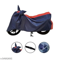 SKIN WORLD Hero Xtreme 200R Two Wheeler Bike Cover - Dustproof - UV Protection - Water-resistant Bike Cover (Red Stripe)