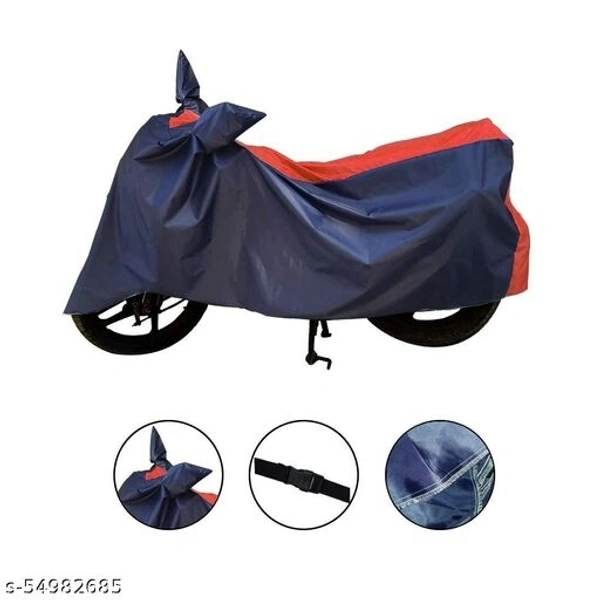SKIN WORLD Hero Xtreme 200R Two Wheeler Bike Cover - Dustproof - UV Protection - Water-resistant Bike Cover (Red Stripe)