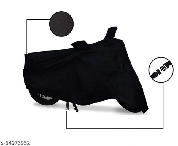 Riderscart Waterproof Two Wheeler Body Cover with Storage Bag for TVS NTORQ 125 Race Edition BS6 16 (Black)
