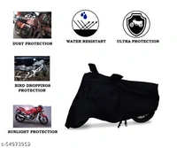 Riderscart Waterproof Two Wheeler Body Cover with Storage Bag for TVS NTORQ 125 Race Edition BS6 16 (Black)